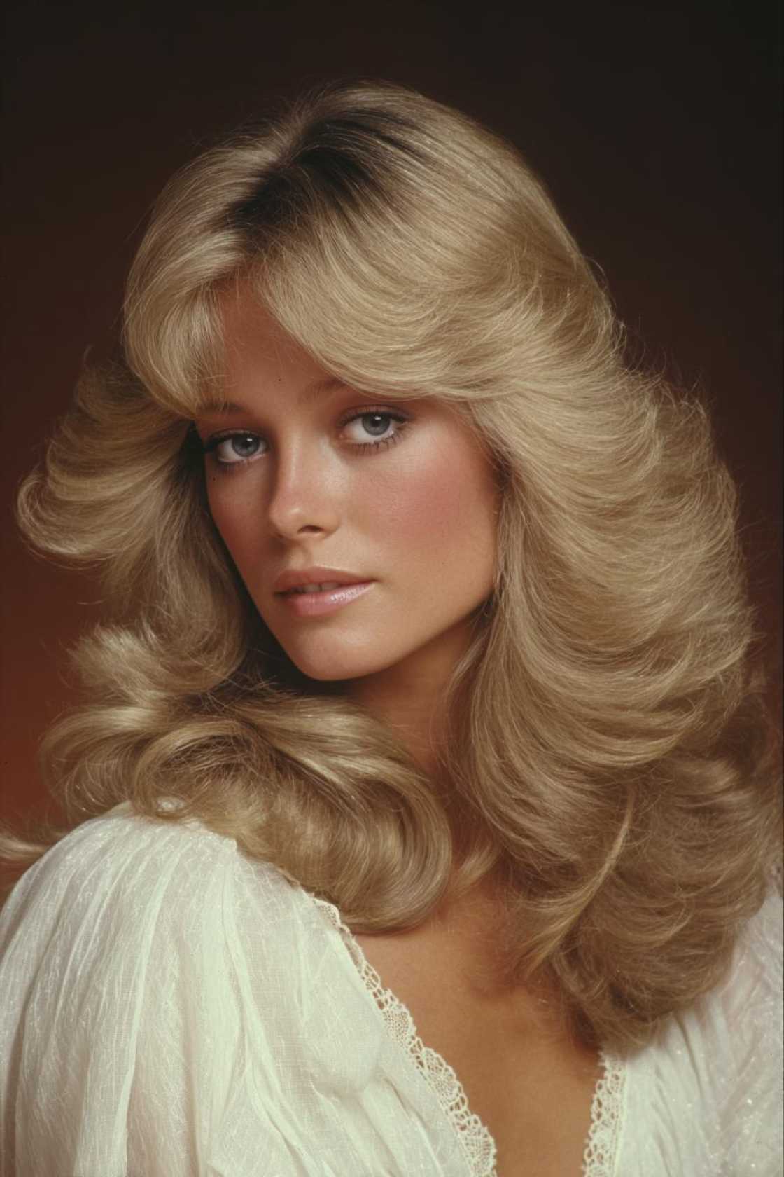Catch the Retro Wave: 15+ Iconic 70s Hairstyles Making a Totally Groovy Comeback. - 2. The Farrah Fawcett Flip