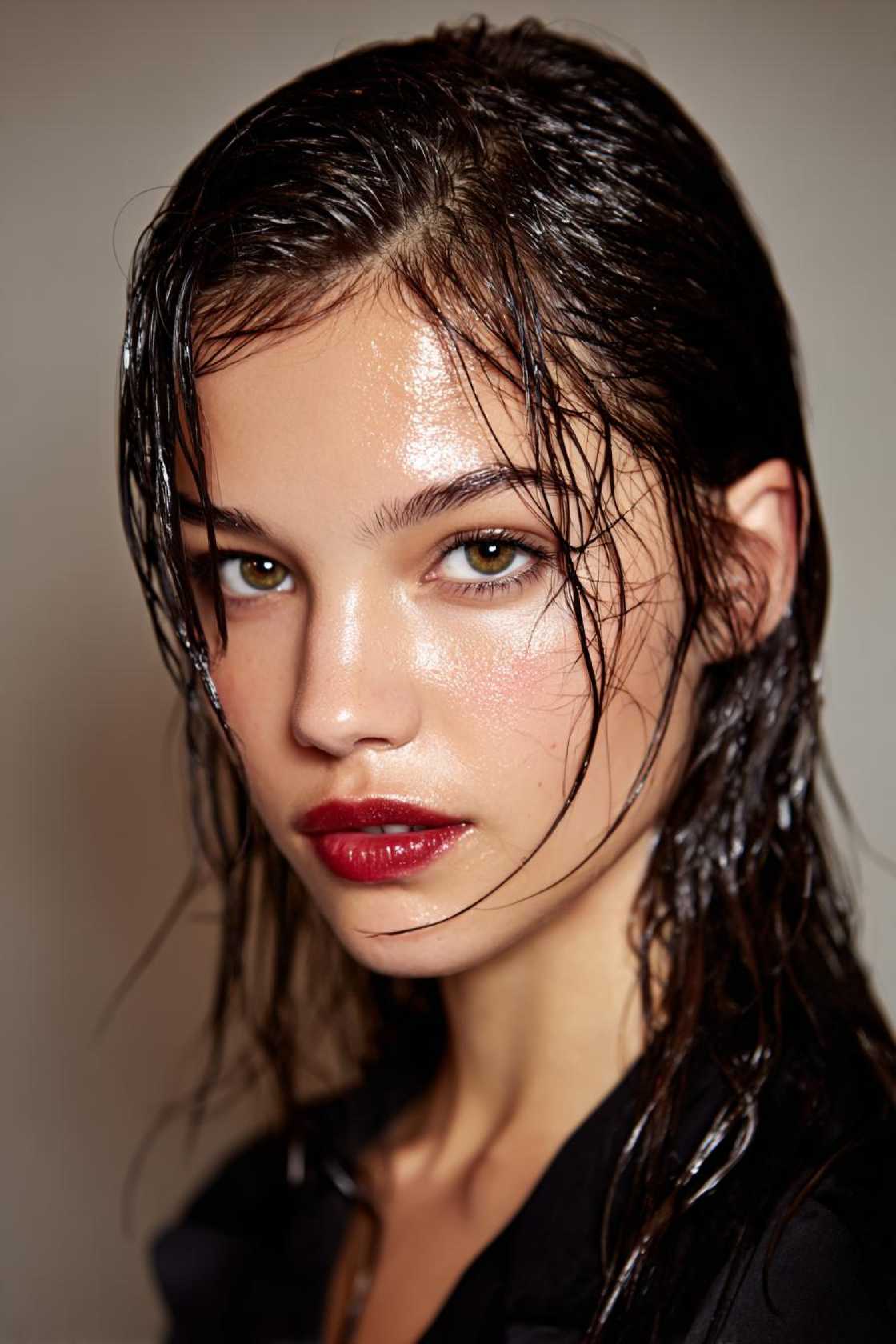Catch the Retro Wave: 15+ Iconic 70s Hairstyles Making a Totally Groovy Comeback. - 9. The Wet Look