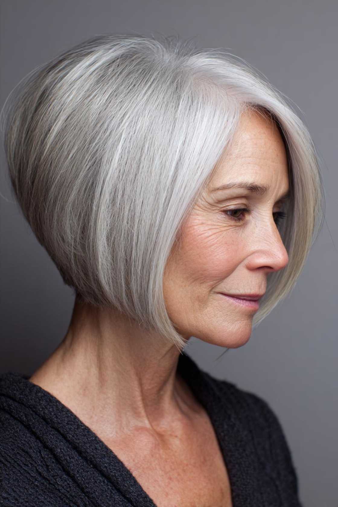 Classy Choices: 18+ Mother of the Groom Hairstyles (Updos, Bobs, Soft Waves). - 7. Inverted Bob