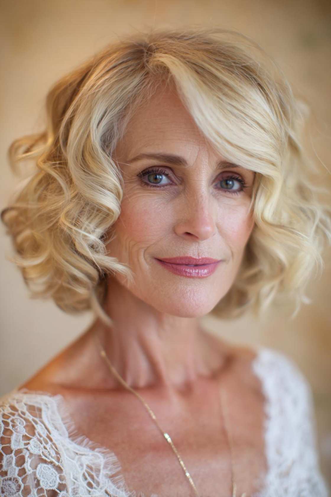 Classy Choices: 18+ Mother of the Groom Hairstyles (Updos, Bobs, Soft Waves). - 2. Wavy Lob (Long Bob)