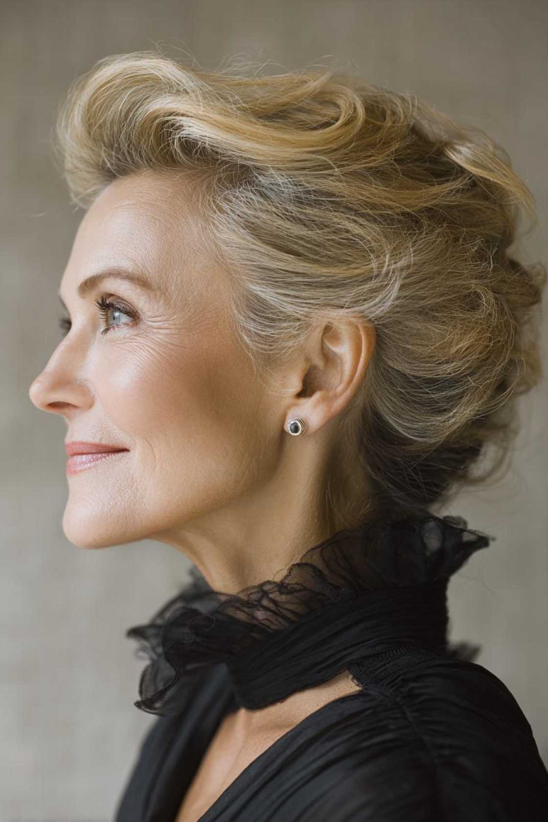 Classy Choices: 18+ Mother of the Groom Hairstyles (Updos, Bobs, Soft Waves). - 14. French Twist