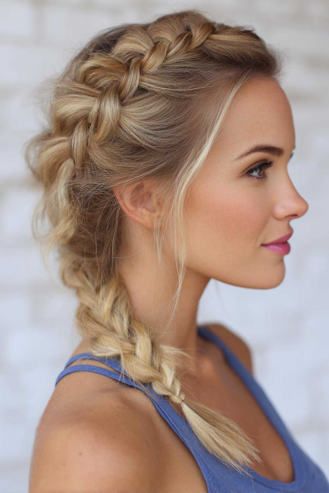 Dominate the Court: 15+ Volleyball Hairstyles Engineered for Zero Distractions & Max Style. - 11. Dutch Braid