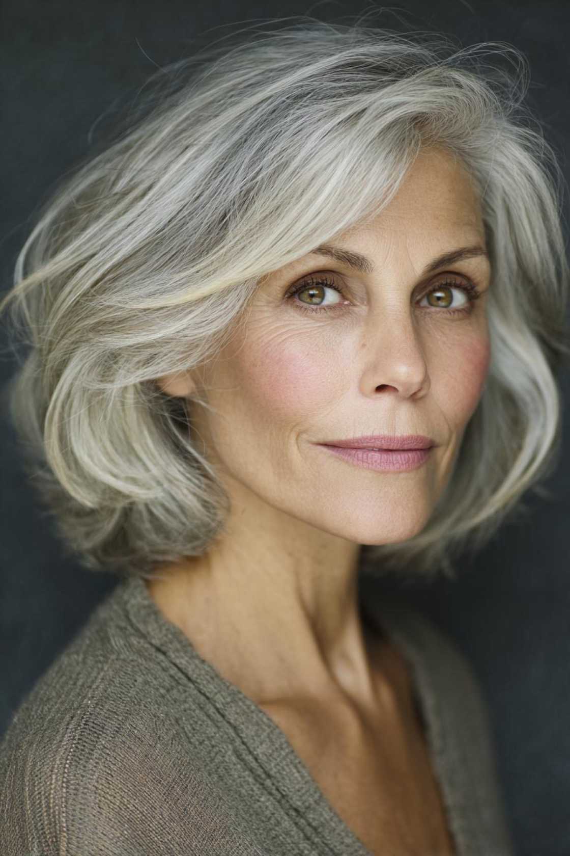 Flattering & Fabulous: 12+ Very Layered Medium Hairstyles Perfect for Over 50s. - 12. The Face-Framing Layers