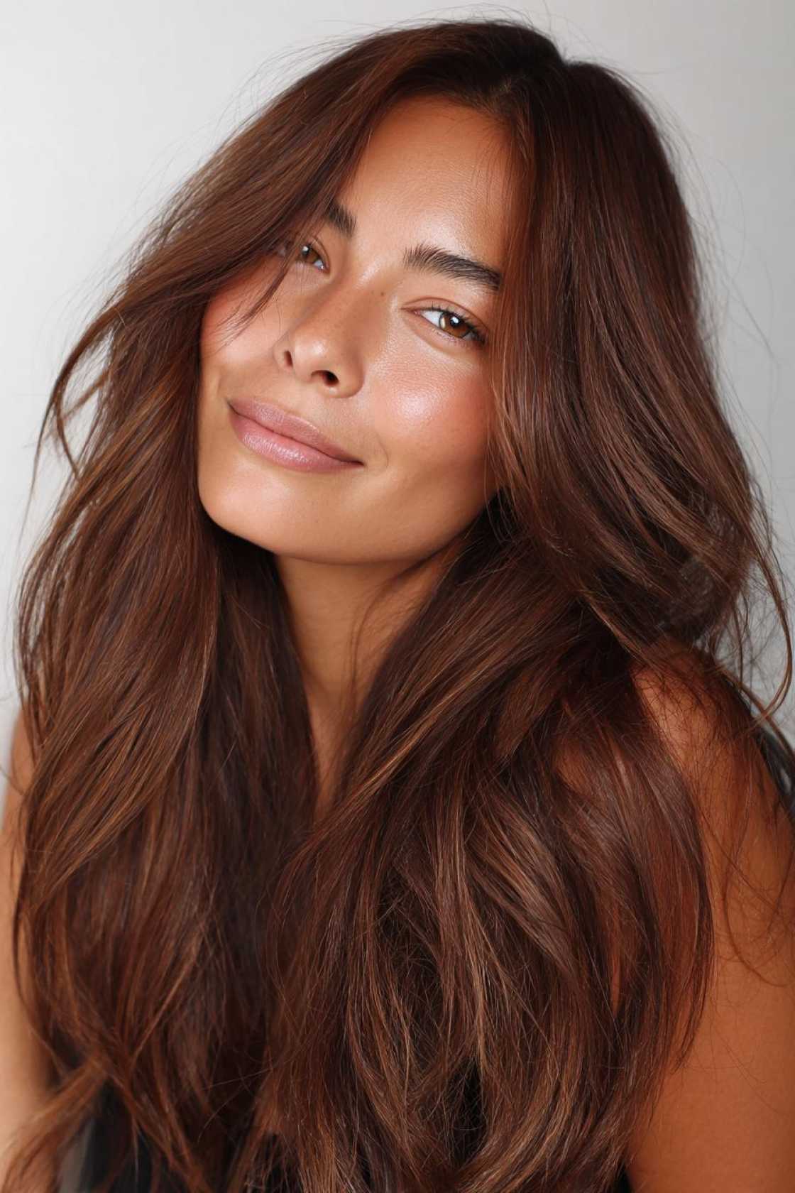 From Golden Hues to Rich Mocha: 12+ Beautiful Warm Brown Hair Color Trends. - 1. Rich Mocha Melt