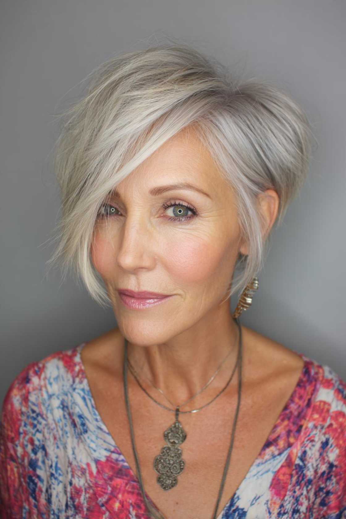 From Pixies to Bobs: 12+ Trendsetting Short Haircuts Perfect for Women Over 50. - 11. The Asymmetrical Cut