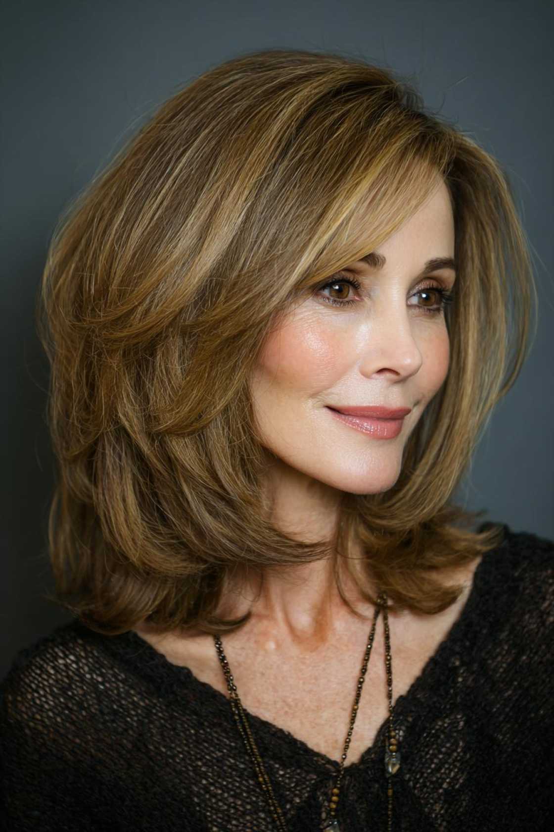 From Short Bobs to Elegant Updos: 15+ Flattering Hairstyles for the Mother of the Groom. - 8. Layered Shoulder-Length Cut