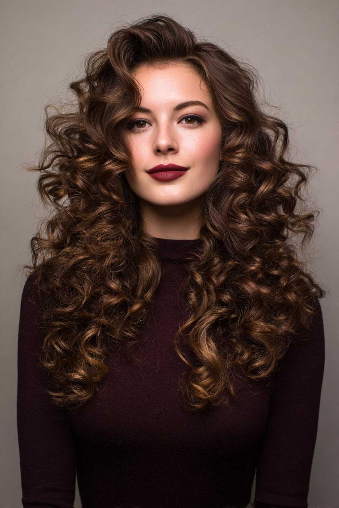 From Summer Breeze to Autumn Leaves: 18+ Transition Hair Ideas for Fall. - 6. Voluminous Curls