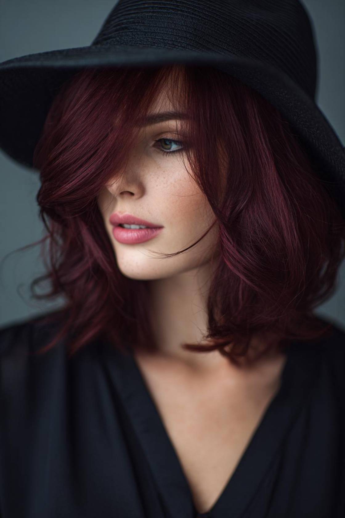 Hello Sunshine! 20+ Hot Summer Hair Color Trends for Your Freshest Look Yet. - 11. Deep Burgundy Bliss