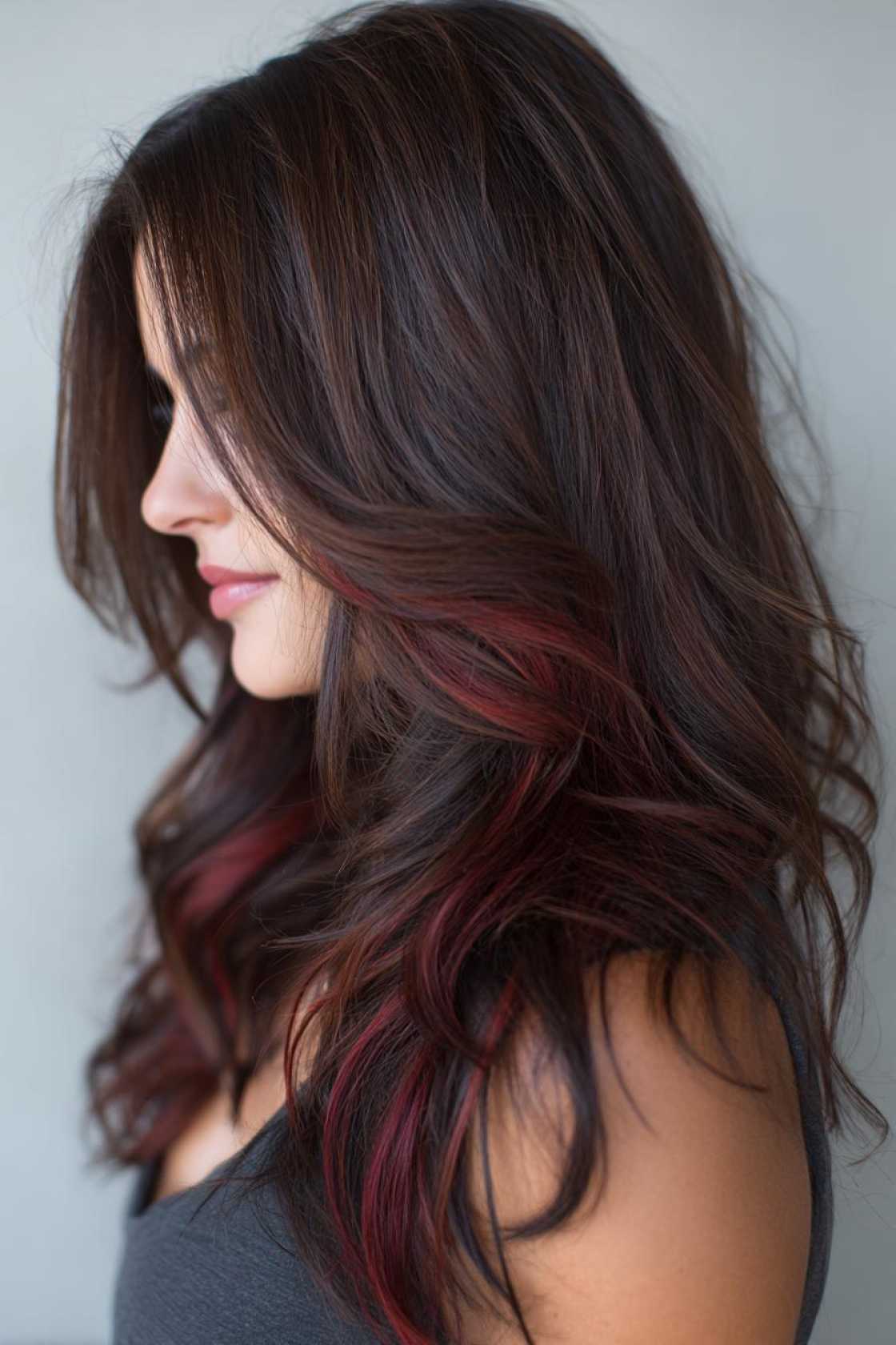How to Get the Perfect Chocolate Cherry Hair Color: Salon vs. DIY & Tips. - 1. Subtle Cherry Undertones