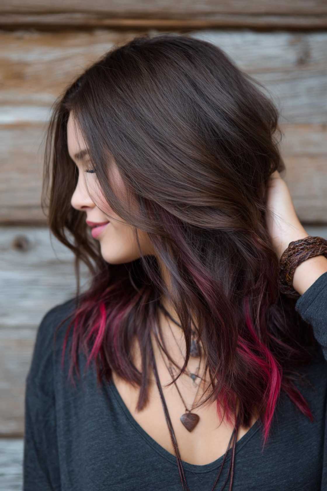 How to Get the Perfect Chocolate Cherry Hair Color: Salon vs. DIY & Tips. - 13. Chocolate Cherry Underlayer