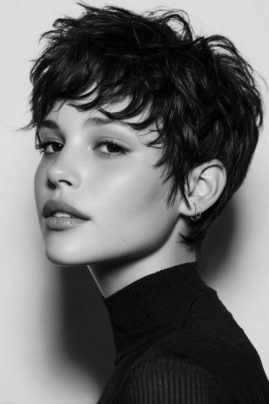 How to Rock a Pixie with Thick Hair: 10+ Styling Tricks & Cut Ideas. - 1. The Classic Pixie with Point Cutting