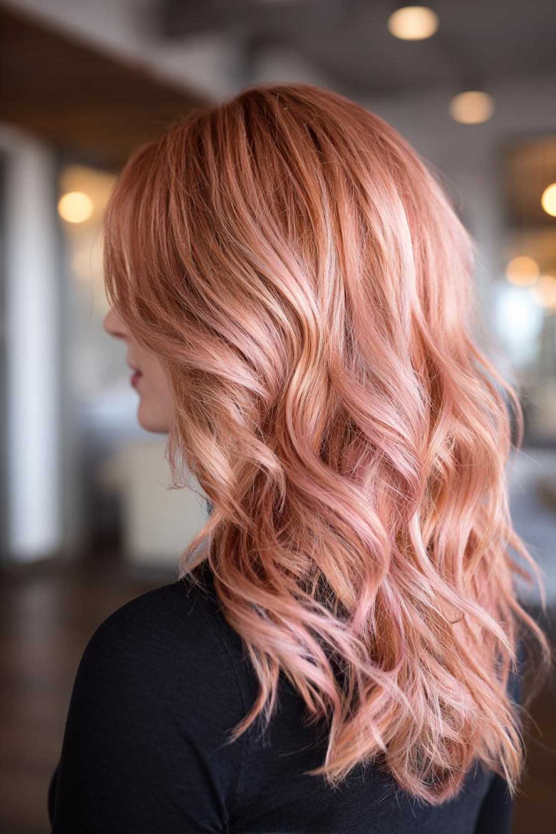 Is Rose Gold Your Next Hair Adventure? 18+ Inspiring Looks to Consider. - 19. Subtle Rose Gold Highlights