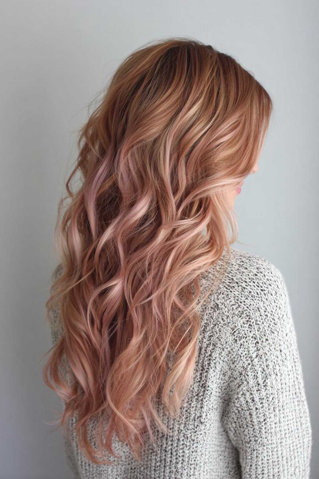 Is Rose Gold Your Next Hair Adventure? 18+ Inspiring Looks to Consider. - 6. Rose Gold on Long Hair