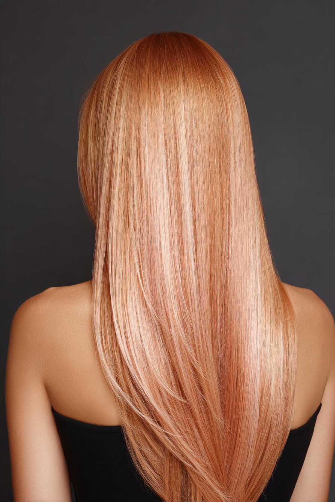 Is Rose Gold Your Next Hair Adventure? 18+ Inspiring Looks to Consider. - 3. Rose Gold on Straight Hair