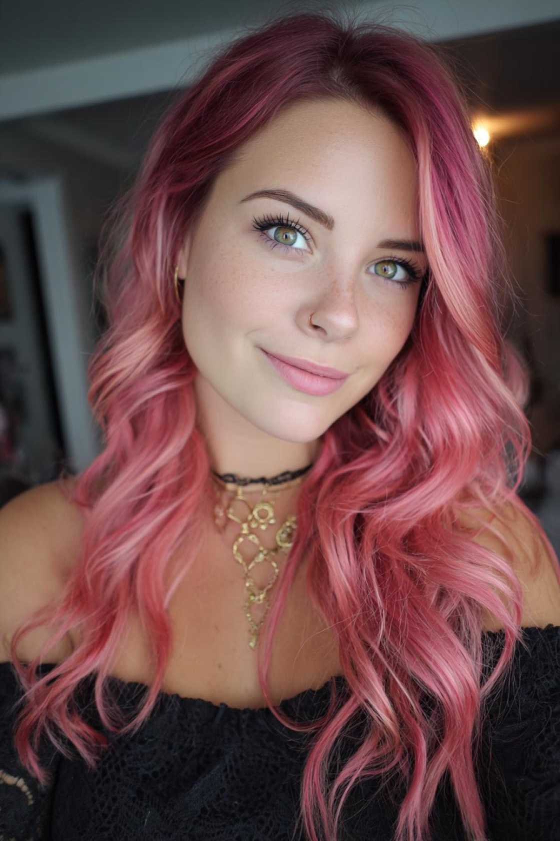 Is Rose Gold Your Next Hair Adventure? 18+ Inspiring Looks to Consider. - 12. Vibrant Rose Gold