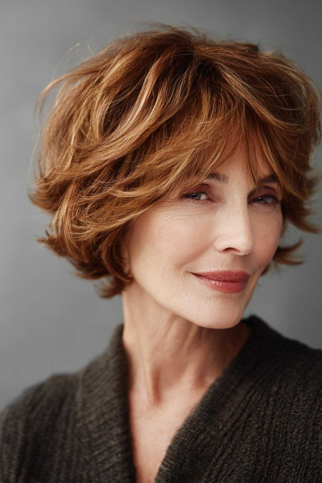 Liberate Your Locks: 15+ Chic Wash And Wear Haircuts for Women Over 50 (Effortless Style!). - 15. The Layered Bob