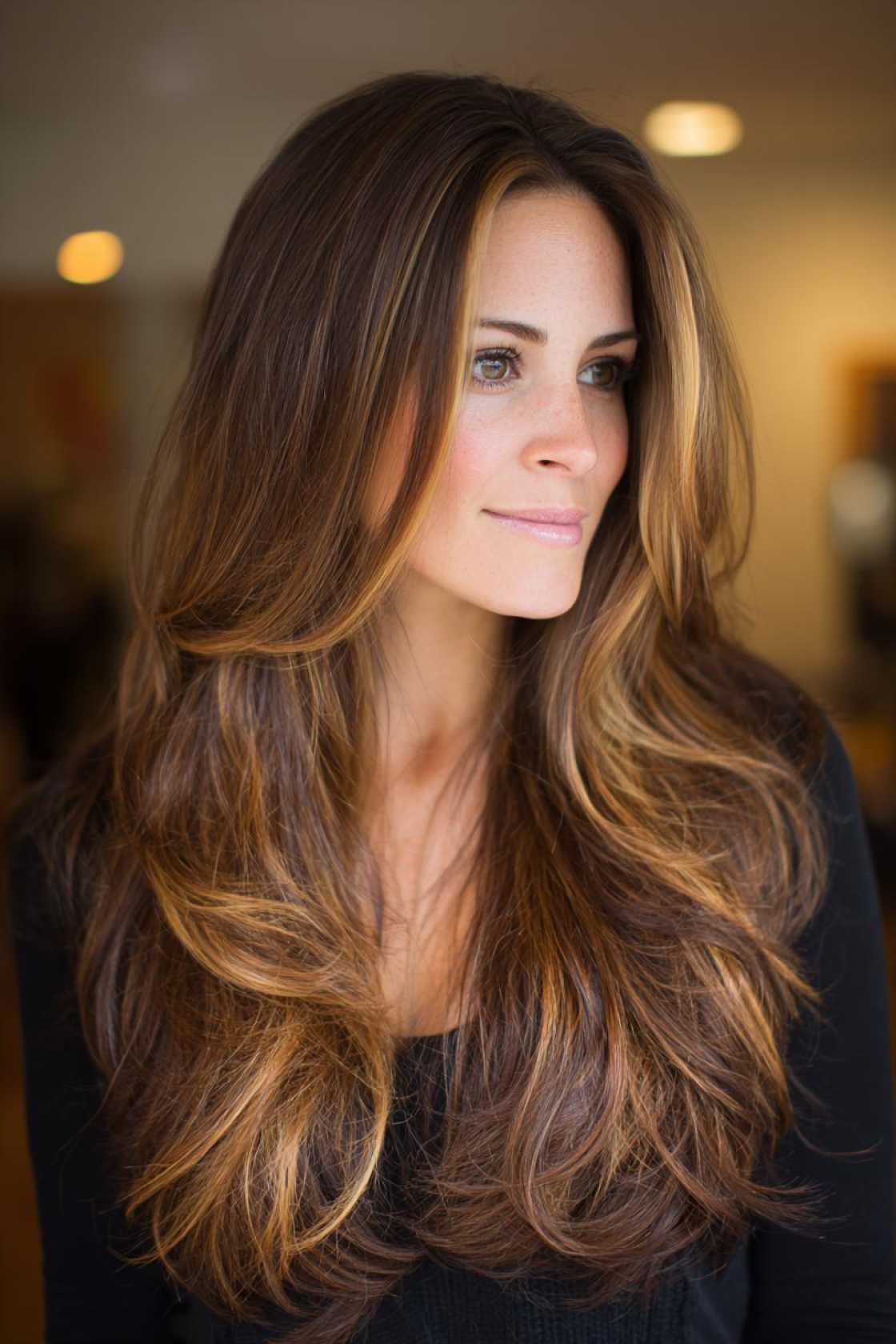 Natural & Radiant: 15+ Dirty Blonde Hair with Highlights for a Lived-In Look. - 7. Partial Highlights
