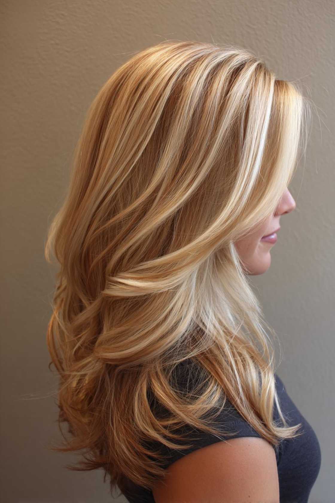 Natural & Radiant: 15+ Dirty Blonde Hair with Highlights for a Lived-In Look. - 5. Multi-Dimensional Highlights