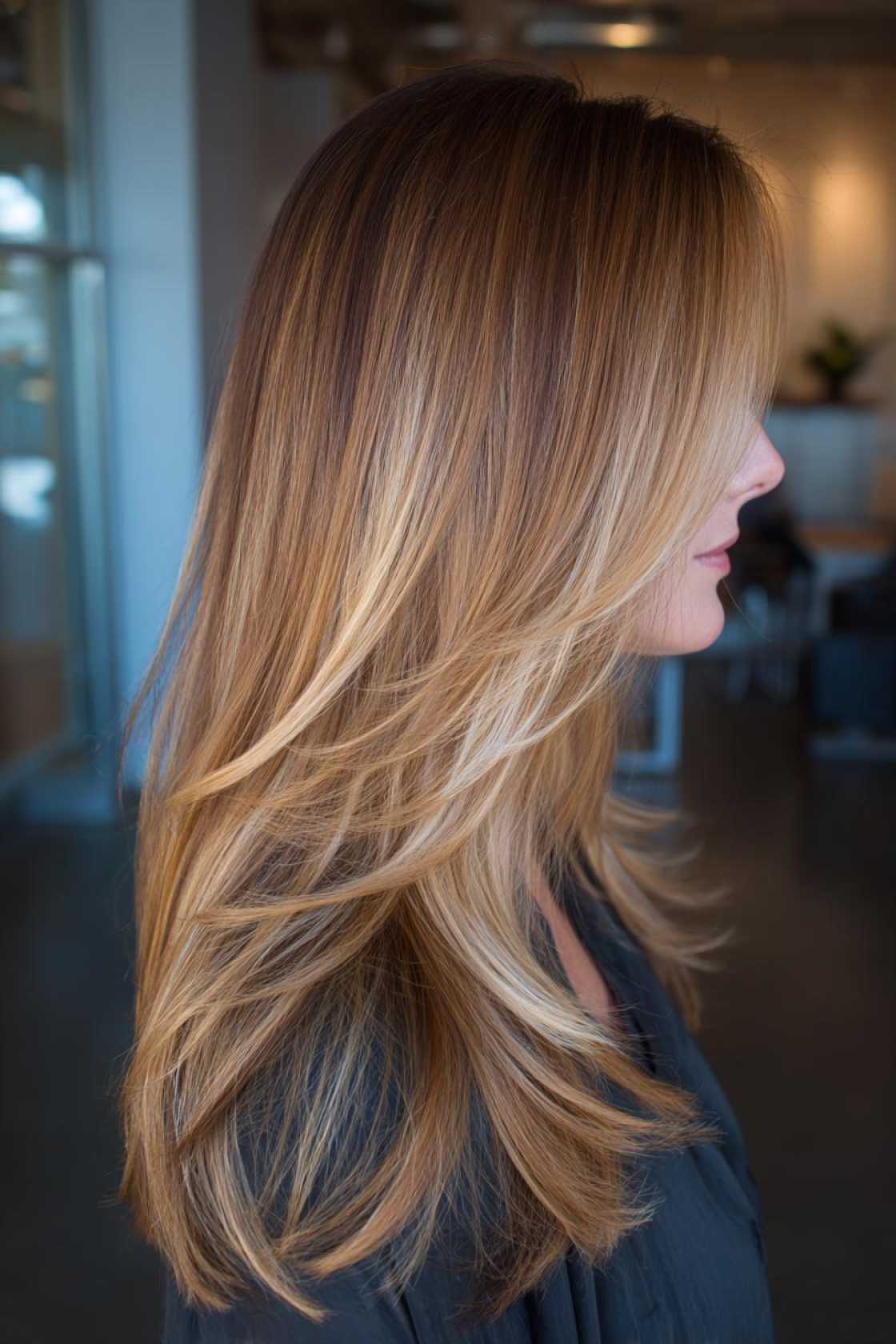 Natural & Radiant: 15+ Dirty Blonde Hair with Highlights for a Lived-In Look. - 14. Honey Blonde Balayage