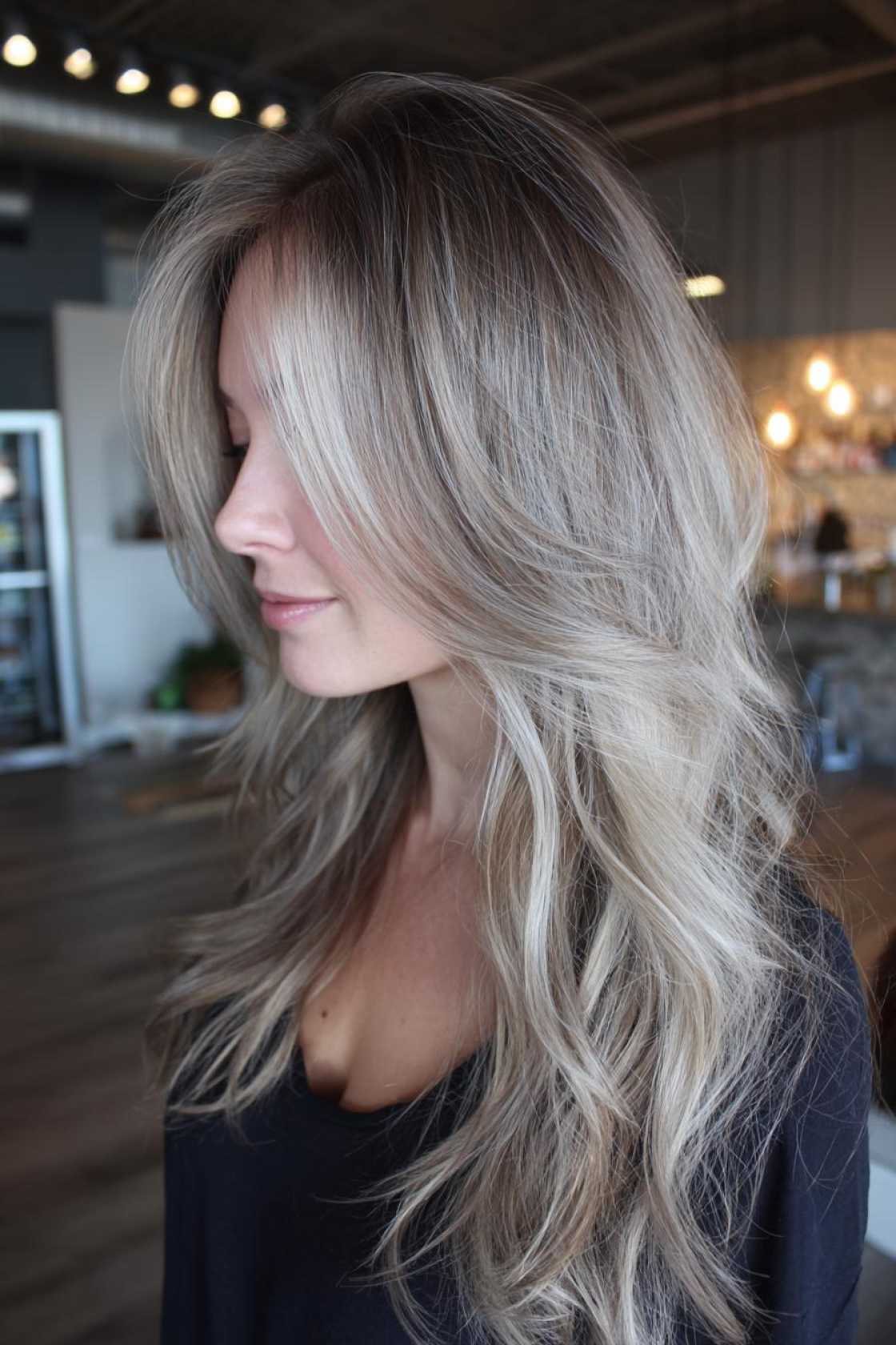 Natural & Radiant: 15+ Dirty Blonde Hair with Highlights for a Lived-In Look. - 13. Ash Blonde Highlights