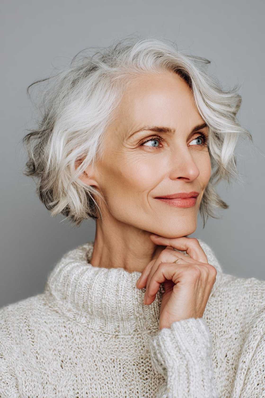 Short Hair, Big Style: 10+ Reasons Why Women Over 50 Rock Short Haircuts. - 1. Embraces Natural Texture