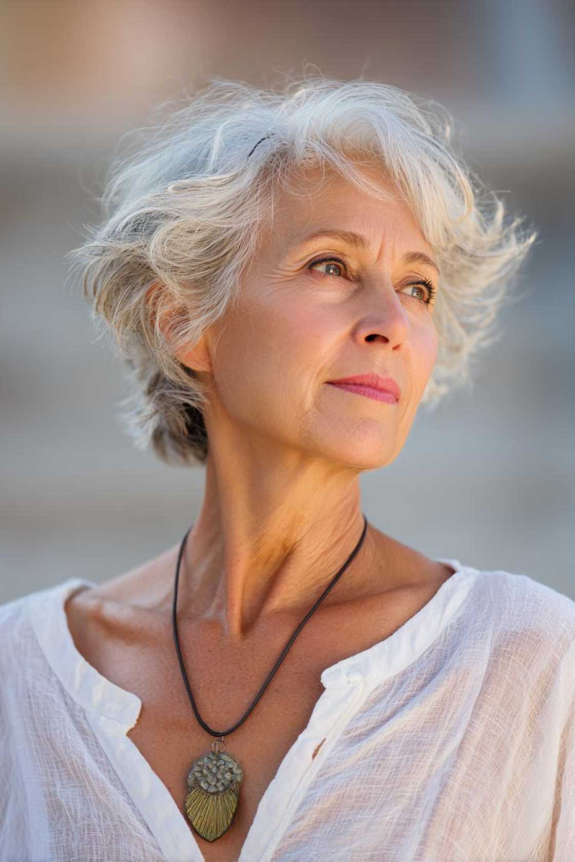 Short Hair, Big Style: 10+ Reasons Why Women Over 50 Rock Short Haircuts. - 8. Cooler in Warm Weather