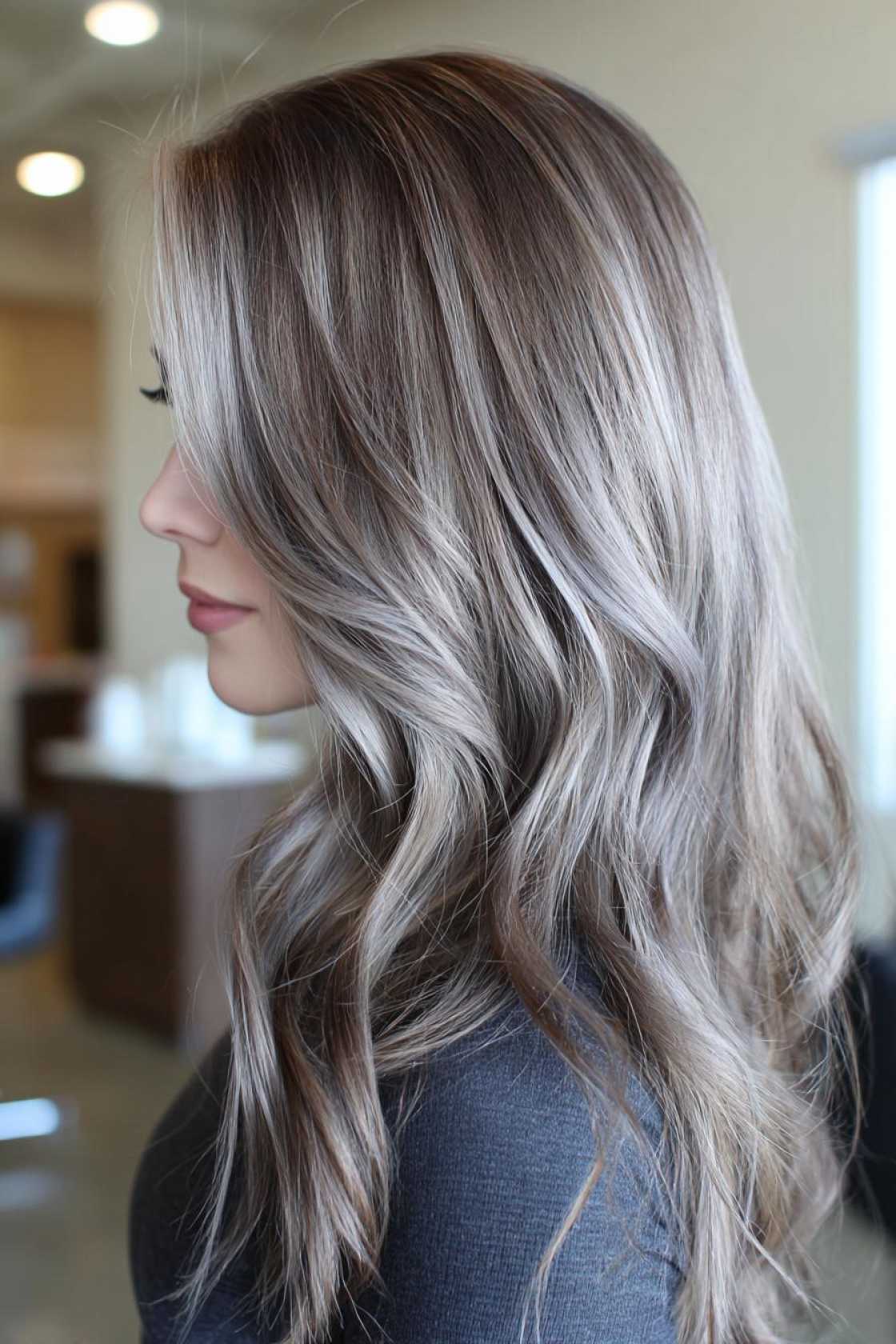 Sip on Style: 15+ Latte Hair Color Ideas Deliciously Brewing Hot This Season. - 11. Iced Coffee Latte