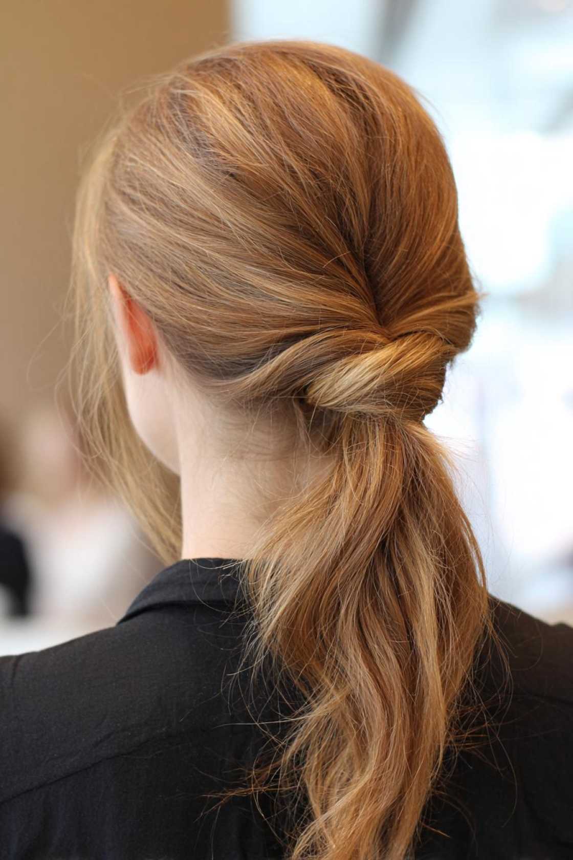 Super Mom, Super Hair: 20+ Easy Hairstyles for When You Have No Time. - 1. The Low Twisted Ponytail