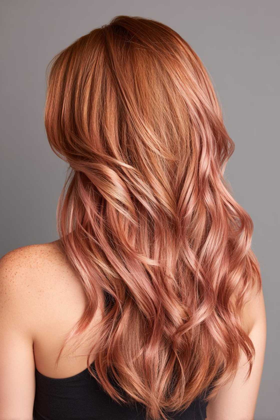 Sweeten Your Style: 15+ Irresistible Strawberry Hair Color Ideas (From Light to Deep!). - 14. Rose Gold Strawberry