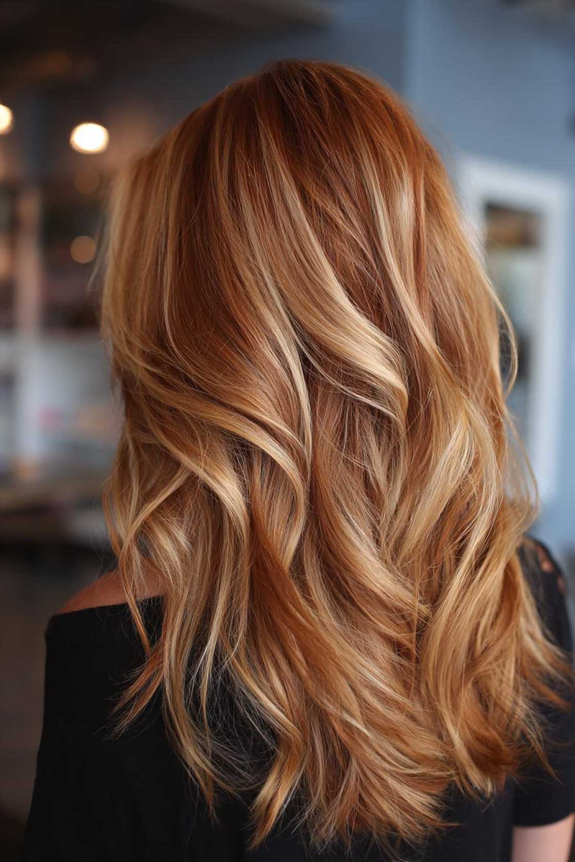 Sweeten Your Style: 15+ Irresistible Strawberry Hair Color Ideas (From Light to Deep!). - 9. Strawberry Balayage