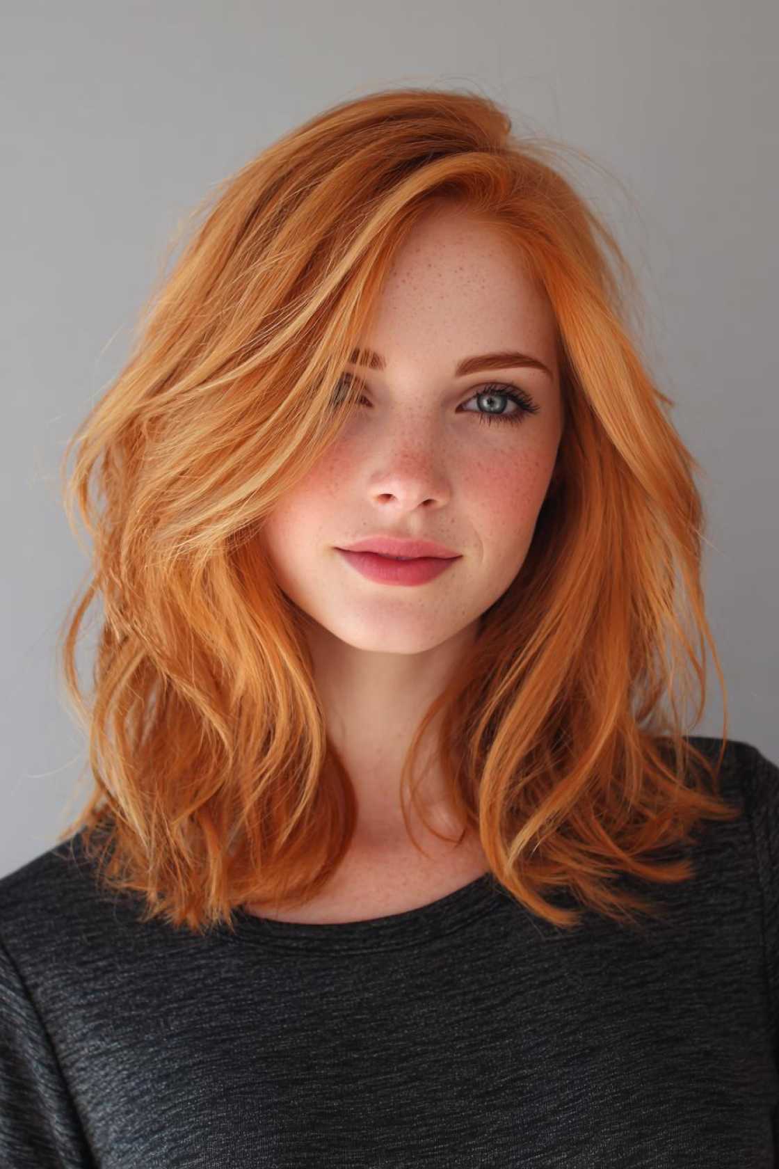 Sweeten Your Style: 15+ Irresistible Strawberry Hair Color Ideas (From Light to Deep!). - 8. Muted Strawberry Blonde