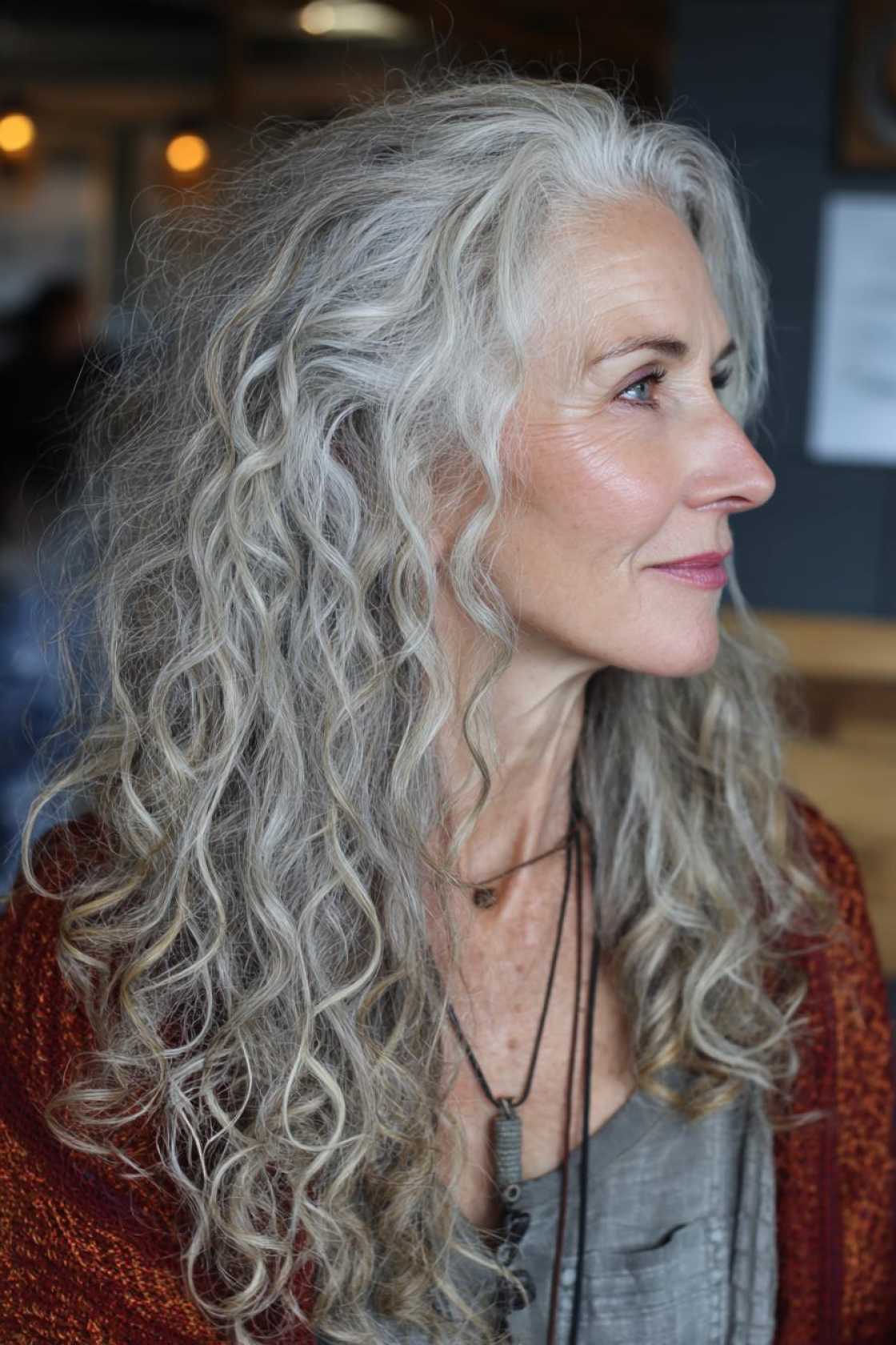 The 2025 Edit: 20+ Chic & Modern Long Haircuts for Women Over 50 (and Beyond!). - 1. The Long Hair with Natural Texture