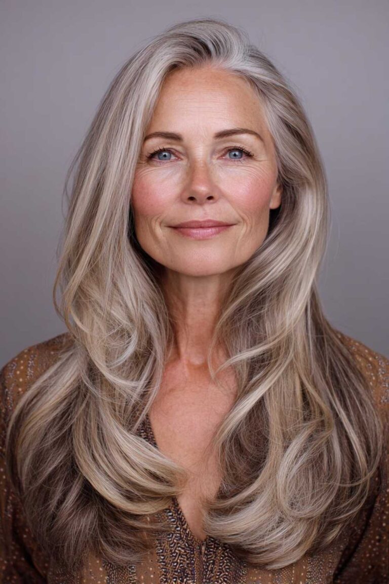 The 2025 Edit: 20+ Chic & Modern Long Haircuts for Women Over 50 (and Beyond!).