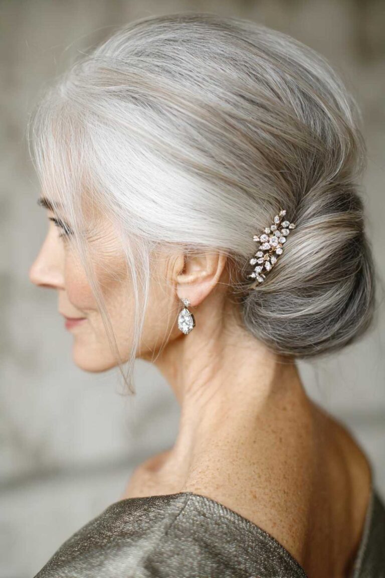 The Groom's Pillar of Poise: 15+ Hairstyles Celebrating the Mother Who Raised Him.