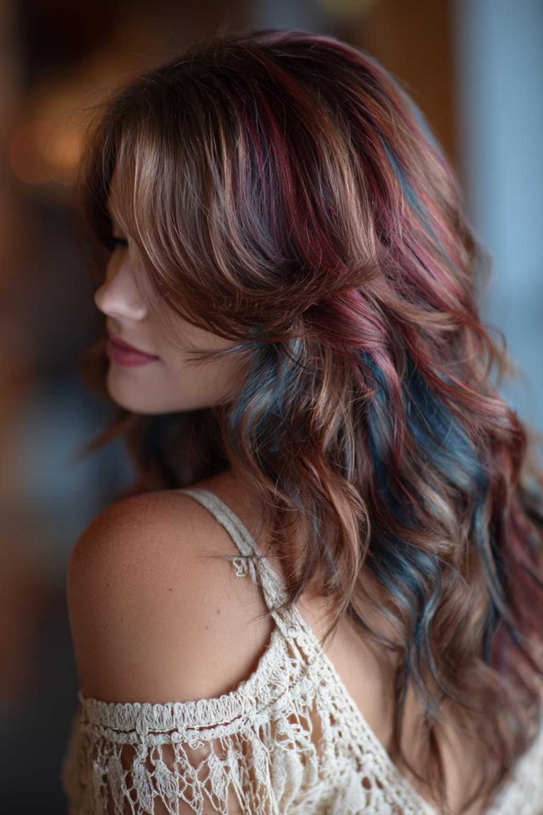 Thinking Peekaboo? 18+ Reasons to Try This Playful Hidden Hair Color. - 14. Matching Your Personal Style