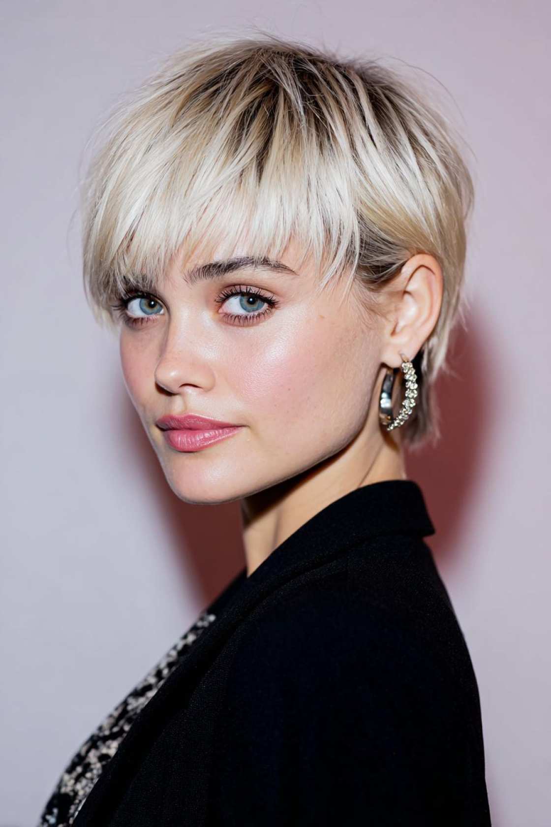 Throwback Beauty: 12+ Unforgettable 90s Pixie Haircuts We Still Love. - 11. The Side-Swept Bangs Pixie