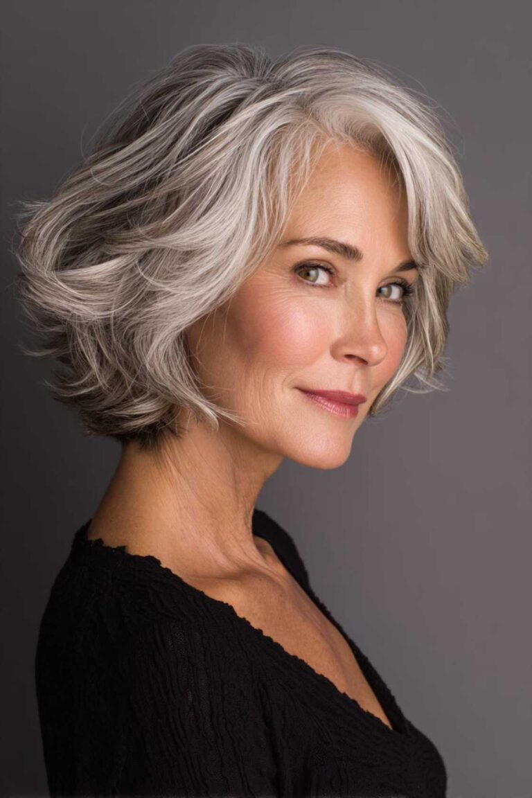 Wake Up & Go Gorgeous: 20+ Low-Fuss Wash And Wear Haircut Ideas for the Over-50 Woman.