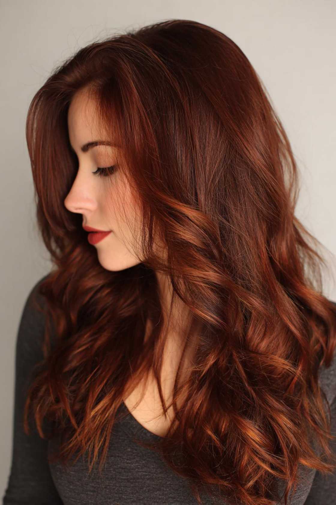 Warm Up Your Style: 15+ Flattering Warm Brown Hair Ideas for Every Skin Tone. - 12. Auburn Brown