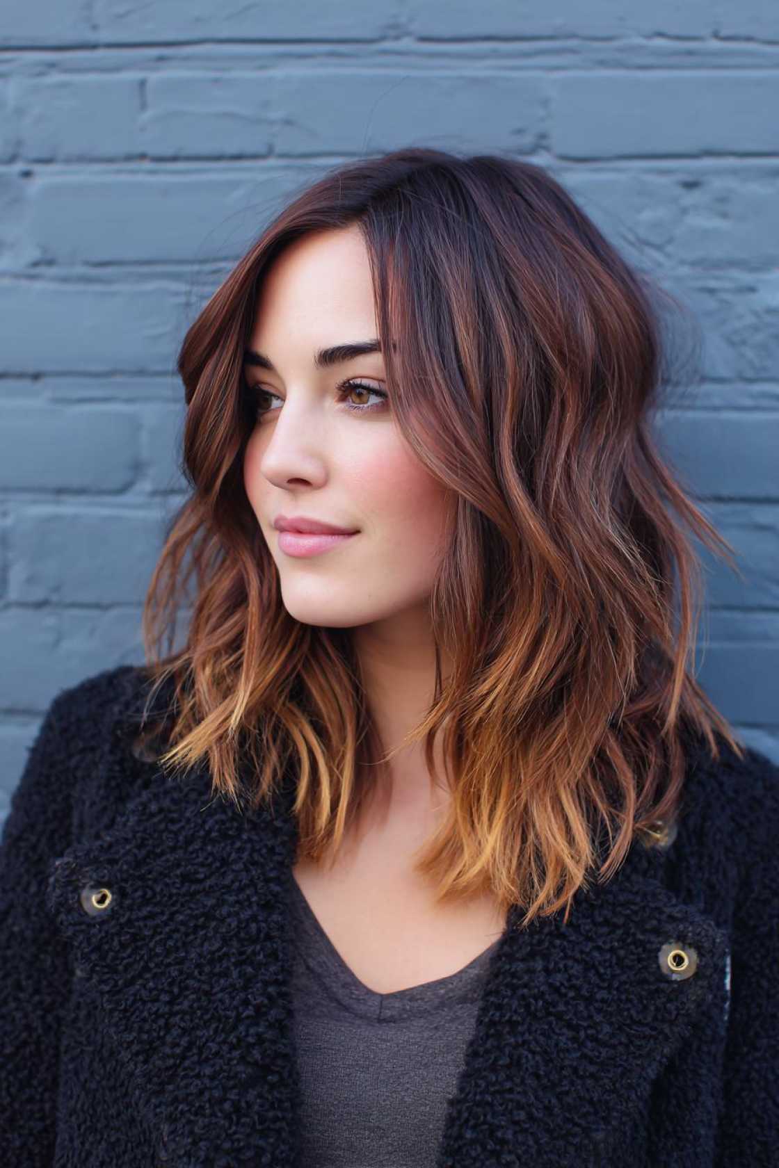 Your Spring 2025 Hair Refresh: 20+ Chic Medium-Length Cut Ideas to Inspire. - 4. Mid-Length Cut with Ombre