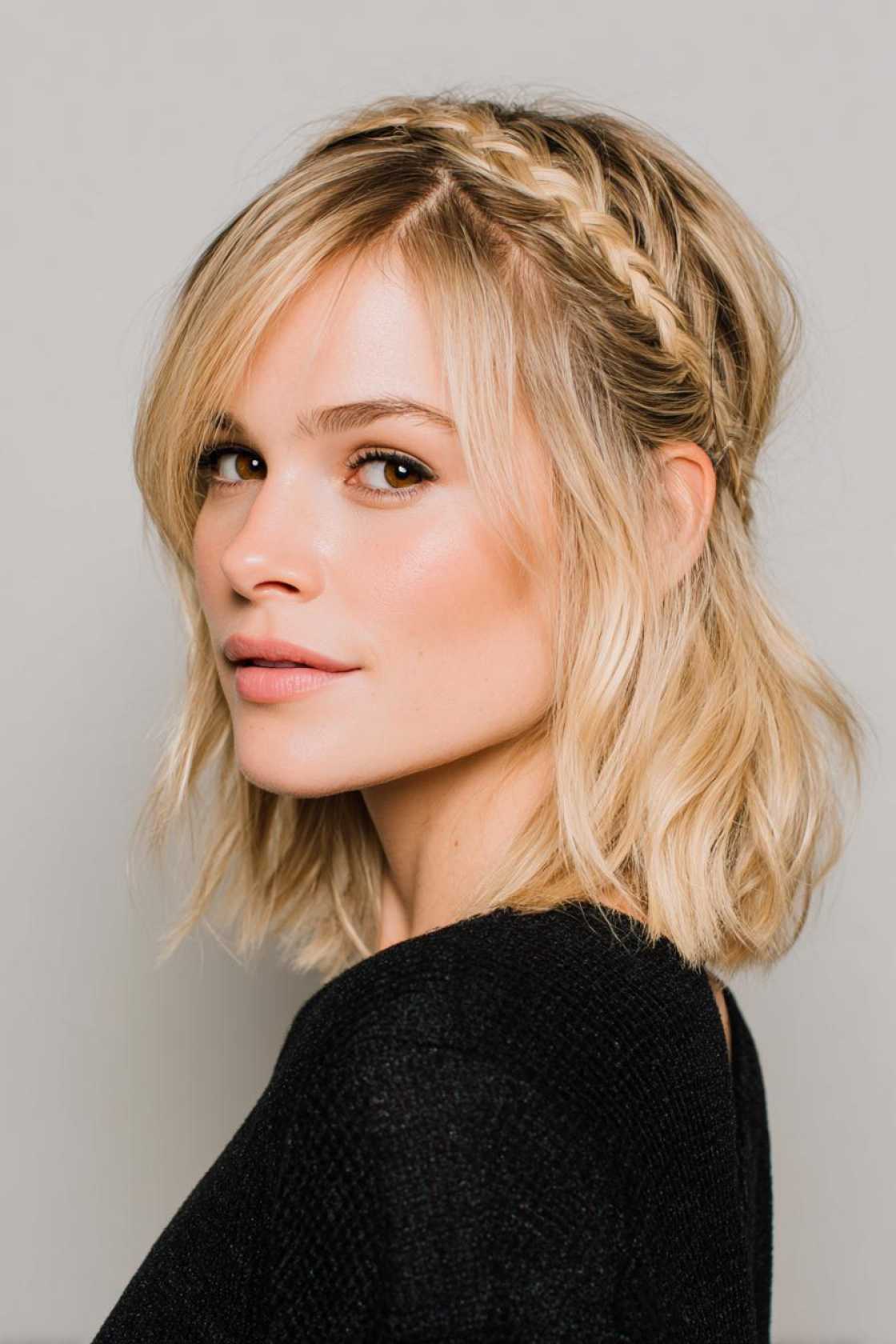 Your Spring 2025 Hair Refresh: 20+ Chic Medium-Length Cut Ideas to Inspire. - 2. Mid-Length Cut with Braids