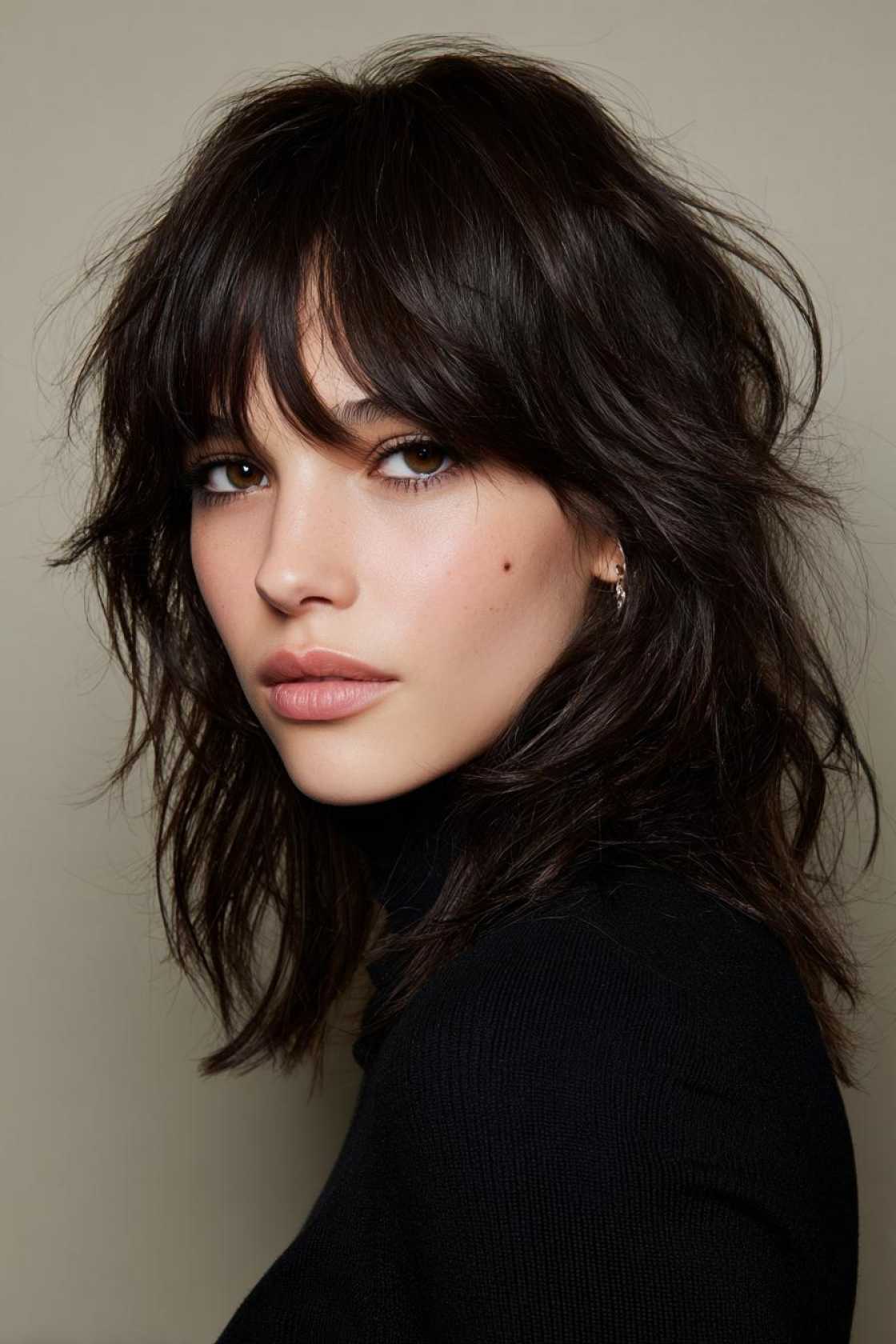 Your Spring 2025 Hair Refresh: 20+ Chic Medium-Length Cut Ideas to Inspire. - 1. The Effortless Mid-Length Shag