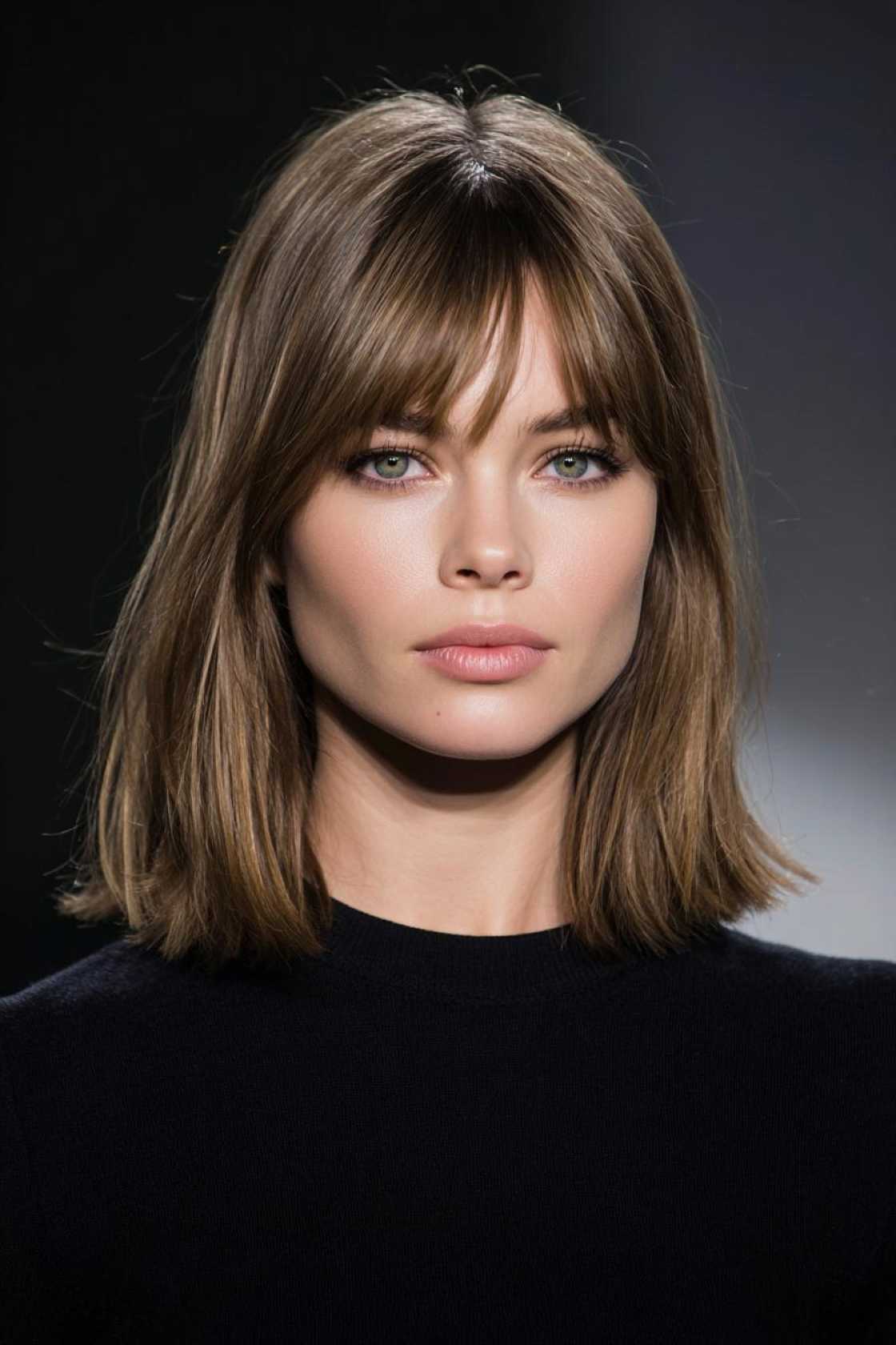 Your Spring 2025 Hair Refresh: 20+ Chic Medium-Length Cut Ideas to Inspire. - 20. Blunt Cut with Face-Framing Layers