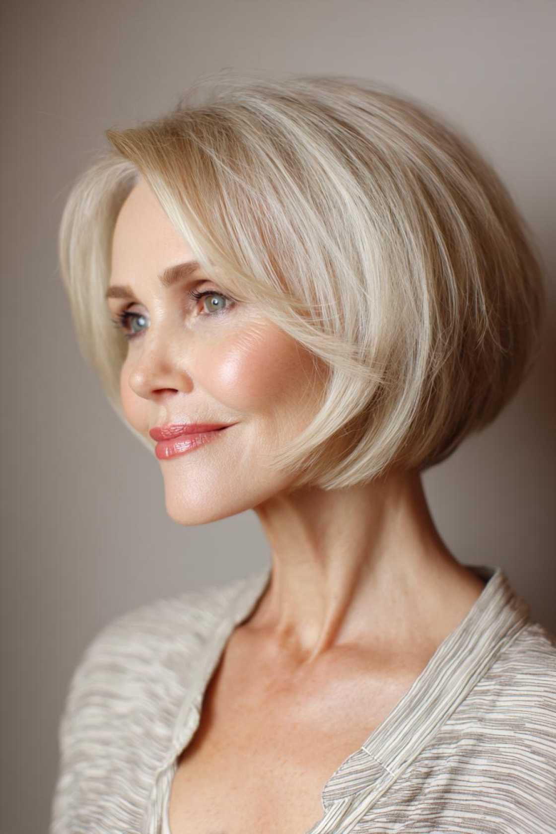 Your Summer 2025 Style Refresh: 20+ Youthful Haircuts for Women Over 50. - 18. The Soft A-Line Bob