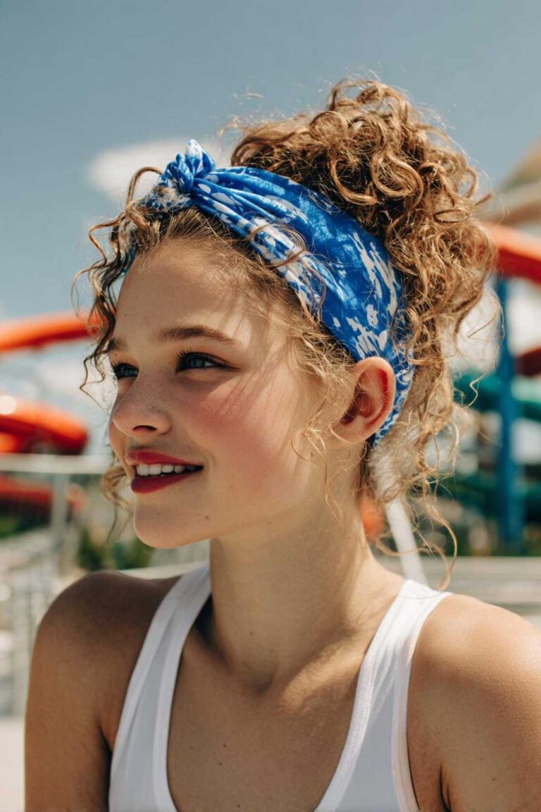 Aqua-Glam Activated! 15+ Waterpark Hairstyles That Prove Practical Can Be Stunning.