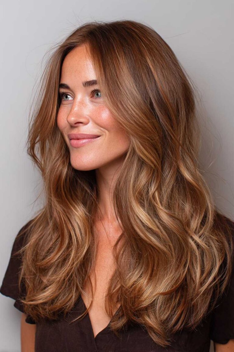 Chasing the Sun: 13+ Luminous Summer Hair Color Ideas to Illuminate Your Brunette Locks.