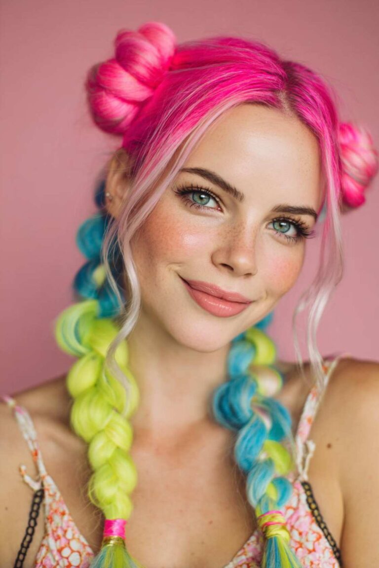 Colorful & Bold: 18+ Unicorn Bubble Braids Perfect for Your Next Festival Look Colorful & Bold: 18+ Unicorn Bubble Braids Perfect for Your Next Festival Look