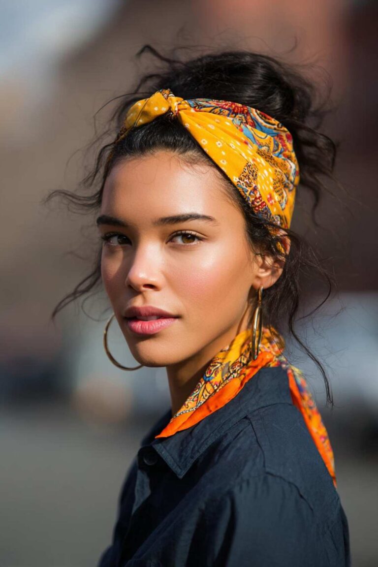 From Casual to Chic: 12+ Creative Ways to Style a Bandana in Your Hair From Casual to Chic: 12+ Creative Ways to Style a Bandana in Your Hair