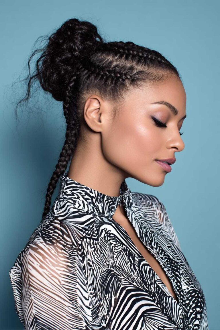 From Classic Rows to Creative Designs: 12+ Natural Hair Cornrow Styles to Try From Classic Rows to Creative Designs: 12+ Natural Hair Cornrow Styles to Try