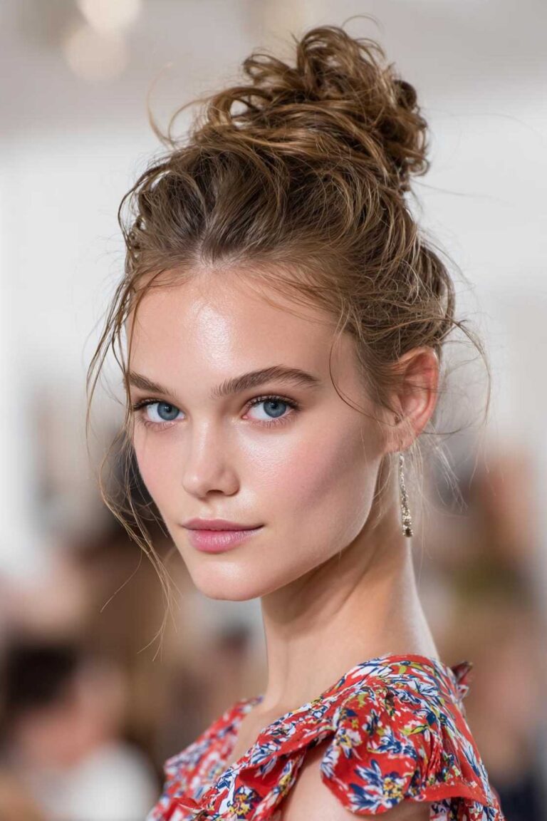 From Day Breeze to Evening Ease: 25+ Versatile Summer Updos for Medium-Length Locks.