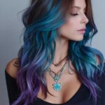 Make Waves: 15+ Mermaid Hair Color Ideas with Magical Ombre & Peekaboo Vibes
